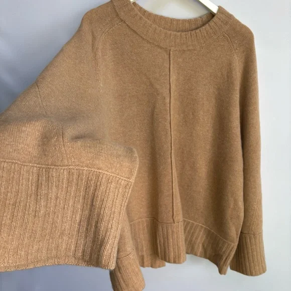 NWT Anthropologie The Chandler Cashmere Crew-Neck Relaxed Pullover Sweater XL - Picture 14 of 16